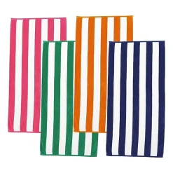 Linery Cabana Stripe 4-pc. Quick Dry Beach Towel
