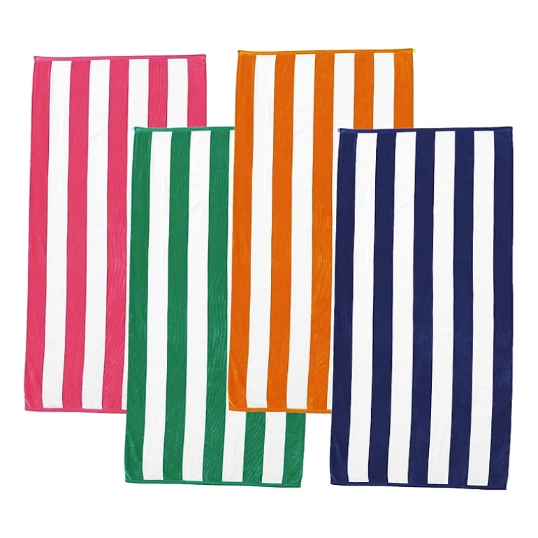 Linery Cabana Stripe 4-pc. Quick Dry Beach Towel