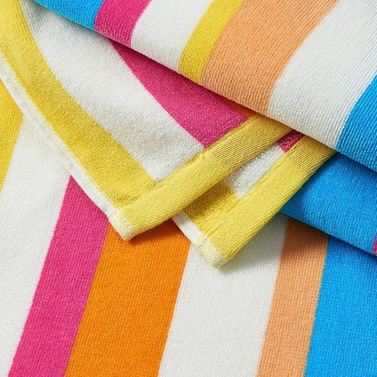 Linery Cabana Stripe 4-pc. Quick Dry Beach Towel