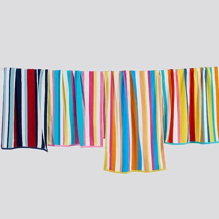 Linery Cabana Stripe 4-pc. Quick Dry Beach Towel