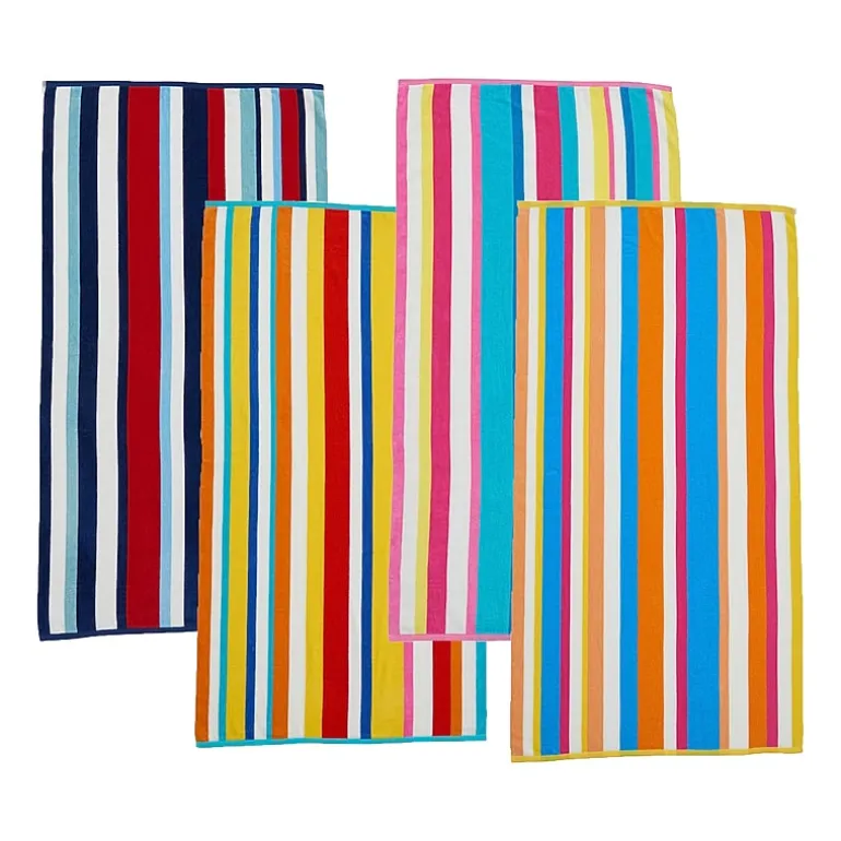 Linery Cabana Stripe 4-pc. Quick Dry Beach Towel