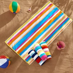 Linery Cabana Stripe 4-pc. Quick Dry Beach Towel