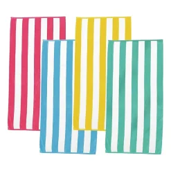 Linery Cabana Stripe 4-pc. Quick Dry Beach Towel