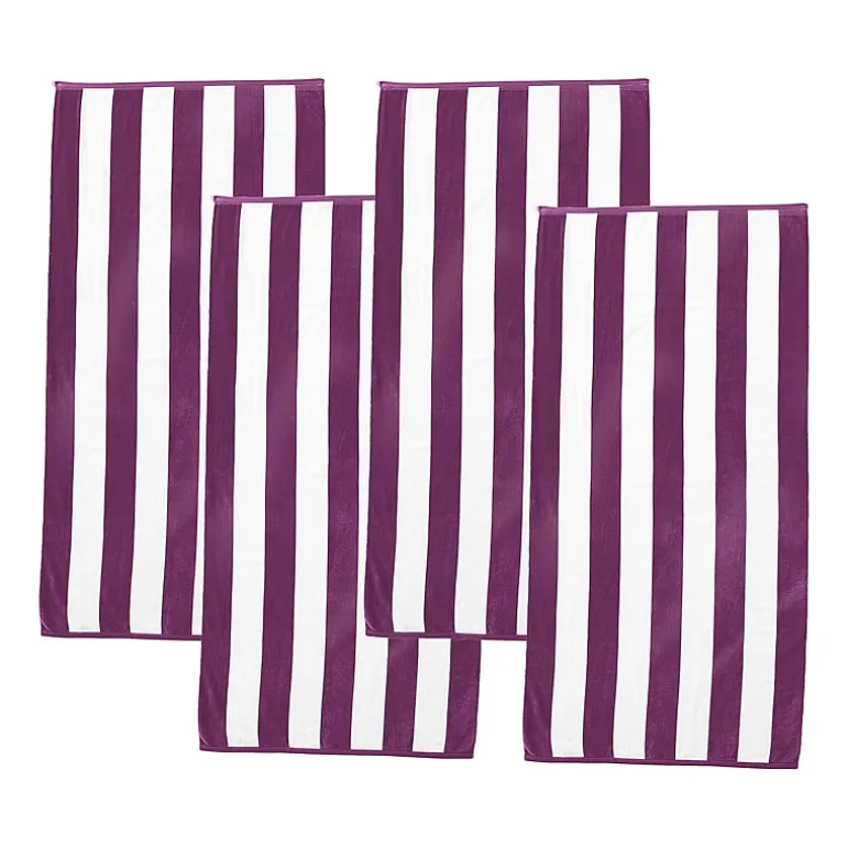 Linery Cabana Stripe 4-pc. Quick Dry Beach Towel