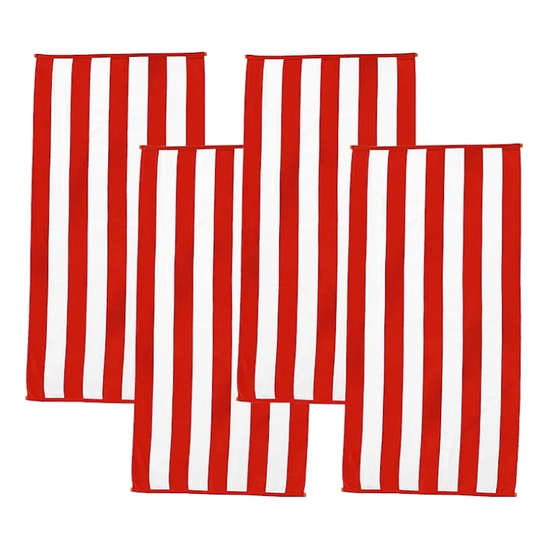 Linery Cabana Stripe 4-pc. Quick Dry Beach Towel