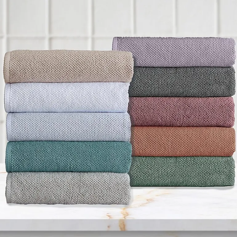 Linery Cotton Quick-Dry Loop Textured 12 Pc Washcloths