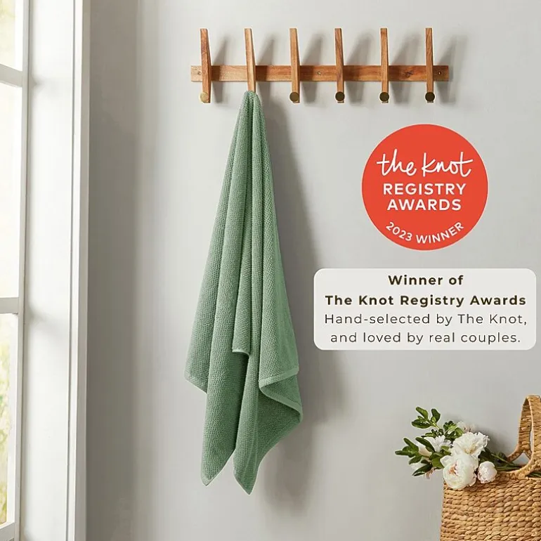 Linery Cotton Quick-Dry Loop Textured 12 Pc Washcloths