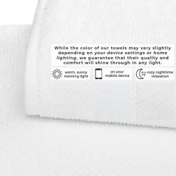 Linery Cotton Quick-Dry Loop Textured 12 Pc Washcloths