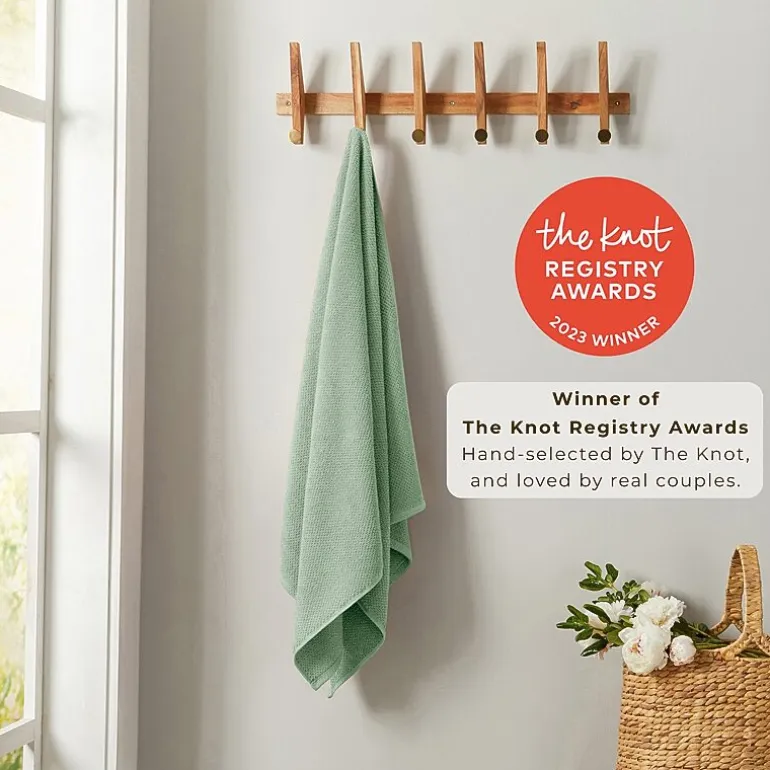 Linery Cotton Quick-Dry Loop Textured 12 Pc Washcloths