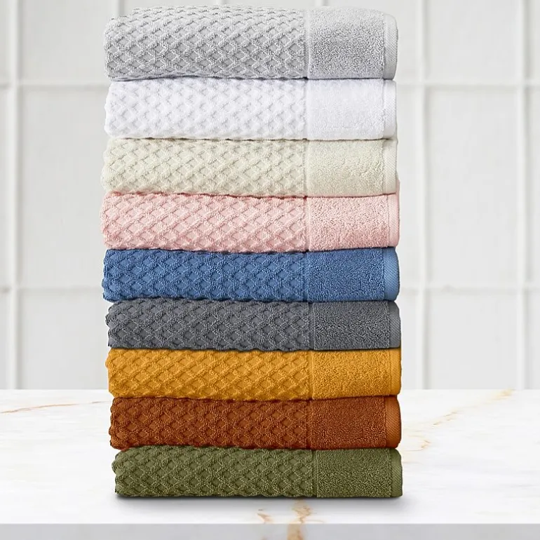 Linery Cotton Quick-Dry Textured 6 Pc Towel Set