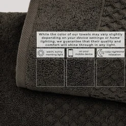 Linery Cotton Quick-Dry Textured 6 Pc Towel Set