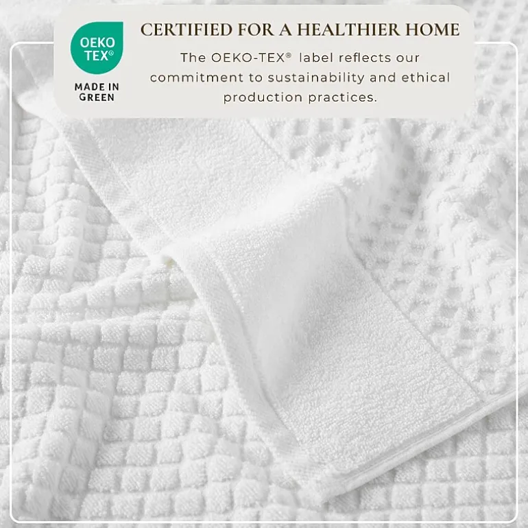 Linery Cotton Quick-Dry Textured 6 Pc Towel Set
