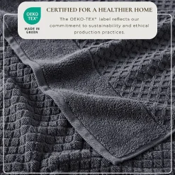 Linery Cotton Quick-Dry Textured 6 Pc Towel Set