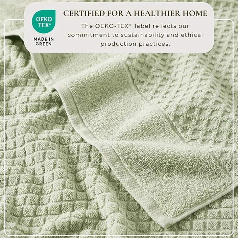 Linery Cotton Quick-Dry Textured 6 Pc Towel Set
