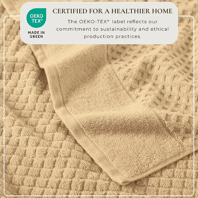 Linery Cotton Quick-Dry Textured 6 Pc Towel Set