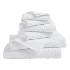 Linery Cotton Quick-Dry Textured 6 Pc Towel Set