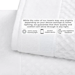 Linery Cotton Quick-Dry Textured 6 Pc Towel Set