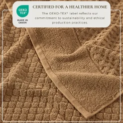 Linery Cotton Quick-Dry Textured 6 Pc Towel Set
