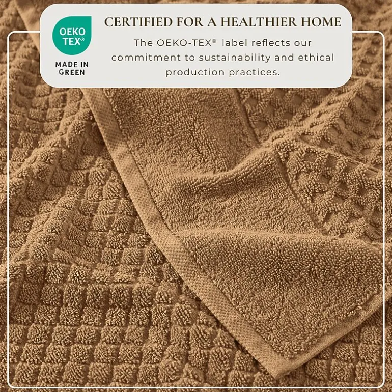 Linery Cotton Quick-Dry Textured 6 Pc Towel Set