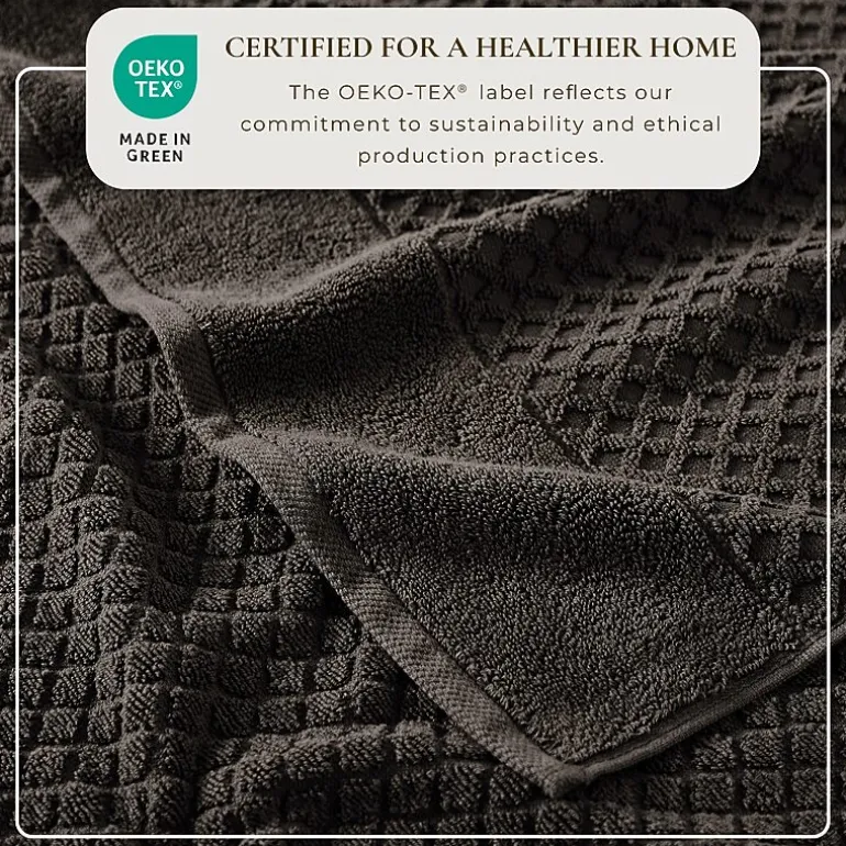 Linery Cotton Quick-Dry Textured 6 Pc Towel Set