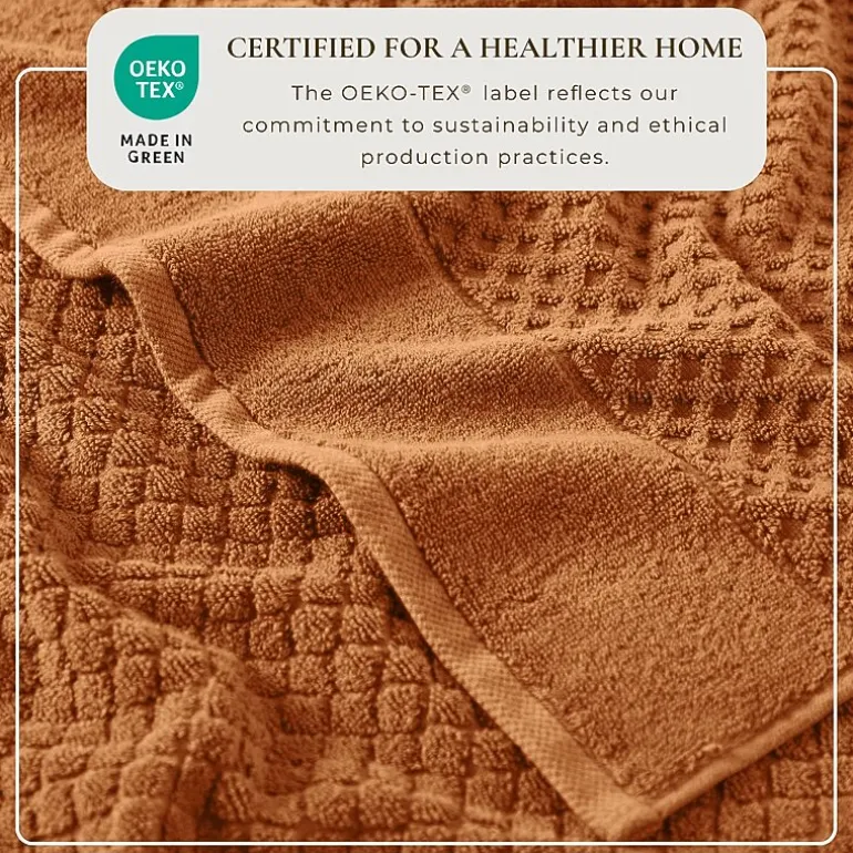 Linery Cotton Quick-Dry Textured 6 Pc Towel Set