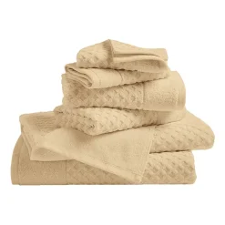 Linery Cotton Quick-Dry Textured 6 Pc Towel Set