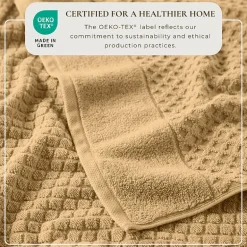 Linery Cotton Quick-Dry Textured 4 Pc Bath Towels
