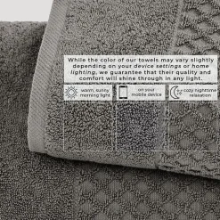 Linery Cotton Quick-Dry Textured 4 Pc Bath Towels