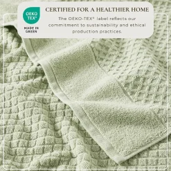 Linery Cotton Quick-Dry Textured 4 Pc Bath Towels