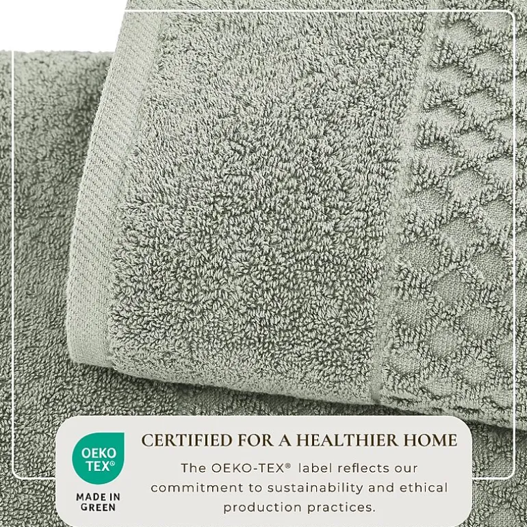Linery Cotton Quick-Dry Textured 4 Pc Bath Towels