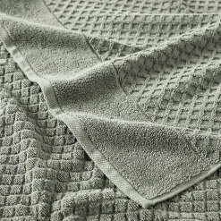 Linery Cotton Quick-Dry Textured 4 Pc Bath Towels