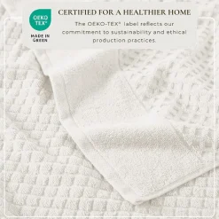 Linery Cotton Quick-Dry Textured 4 Pc Bath Towels
