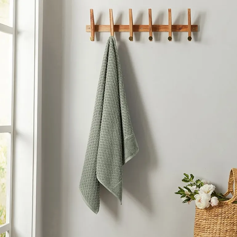 Linery Cotton Quick-Dry Textured 4 Pc Bath Towels