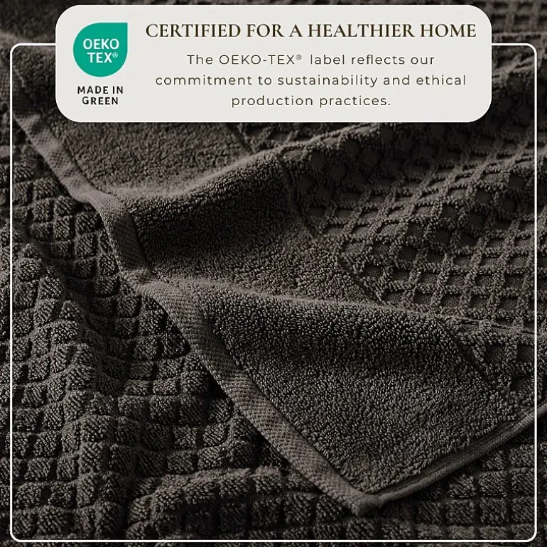 Linery Cotton Quick-Dry Textured 4 Pc Bath Towels