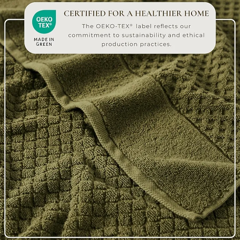 Linery Cotton Quick-Dry Textured 6 Pc Hand Towels