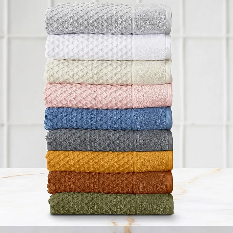 Linery Cotton Quick-Dry Textured 6 Pc Hand Towels