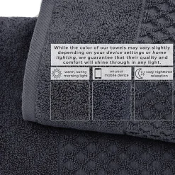 Linery Cotton Quick-Dry Textured 6 Pc Hand Towels