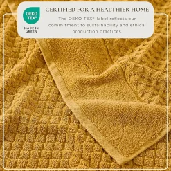 Linery Cotton Quick-Dry Textured 6 Pc Hand Towels