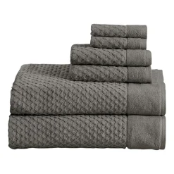 Linery Cotton Textured 6-pc. Quick Dry Bath Towel Set