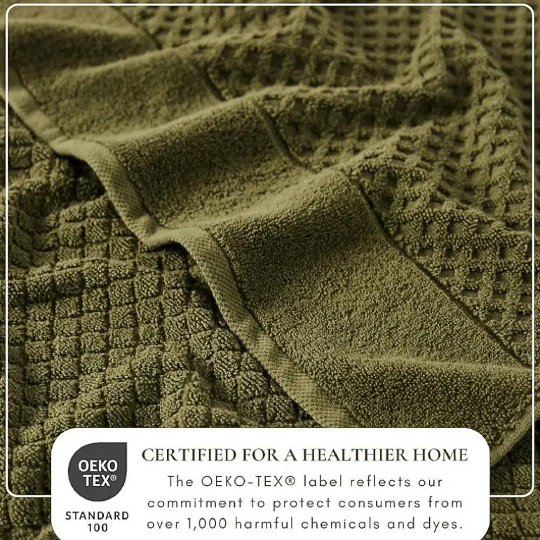 Linery Cotton Textured 6-pc. Quick Dry Bath Towel Set