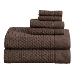 Linery Cotton Textured 6-pc. Quick Dry Bath Towel Set