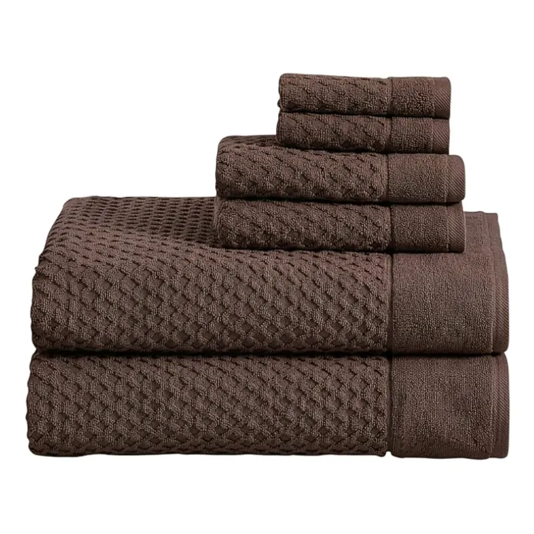 Linery Cotton Textured 6-pc. Quick Dry Bath Towel Set