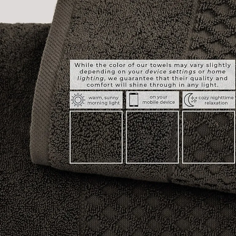 Linery Cotton Textured 6-pc. Quick Dry Bath Towel Set