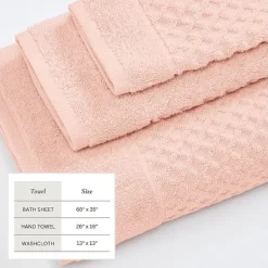 Linery Cotton Textured 6-pc. Quick Dry Bath Towel Set
