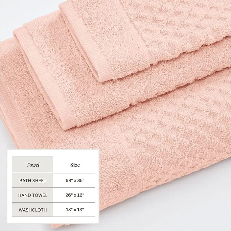 Linery Cotton Textured 6-pc. Quick Dry Bath Towel Set