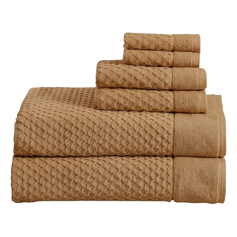 Linery Cotton Textured 6-pc. Quick Dry Bath Towel Set