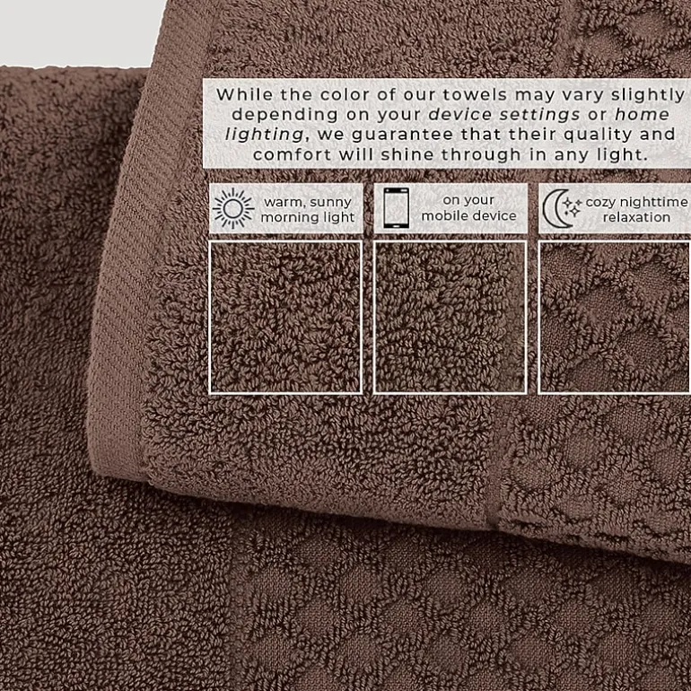 Linery Cotton Textured 6-pc. Quick Dry Bath Towel Set