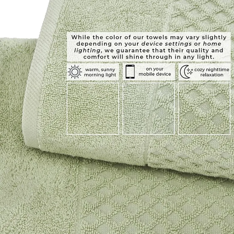Linery Cotton Textured 6-pc. Quick Dry Bath Towel Set
