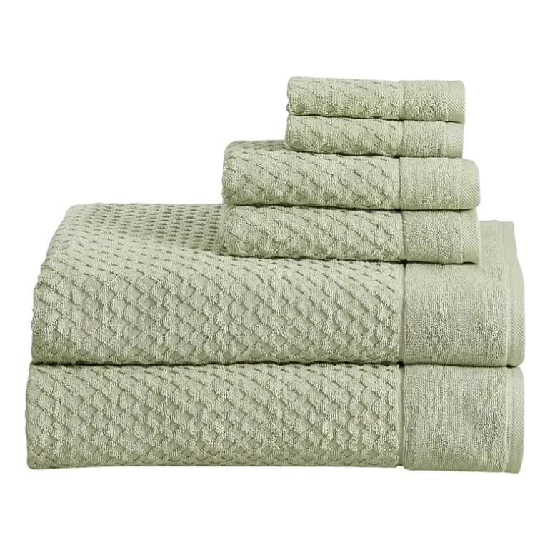Linery Cotton Textured 6-pc. Quick Dry Bath Towel Set