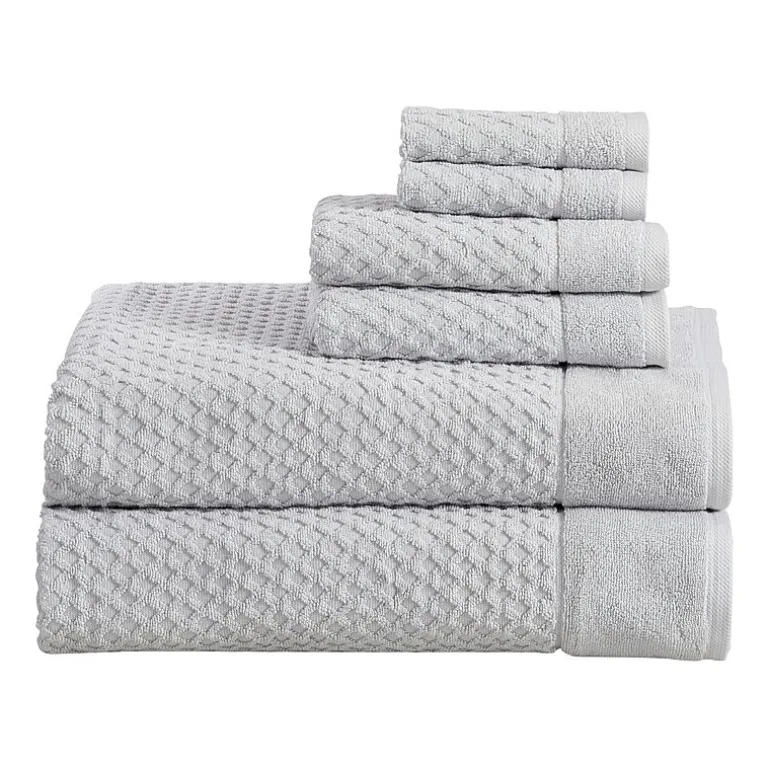 Linery Cotton Textured 6-pc. Quick Dry Bath Towel Set